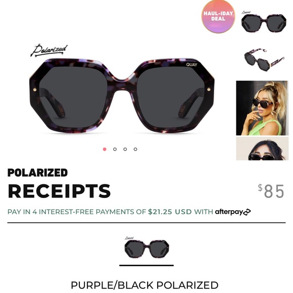 Quay Australia Accessories - Quay Australia “Receipts” Sunglasses